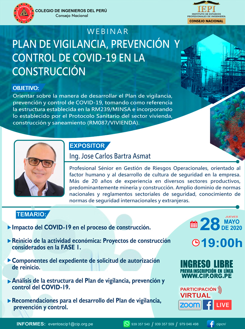 Plan De Vigilancia Prevenci N Y Control De Covid En La Construcci N