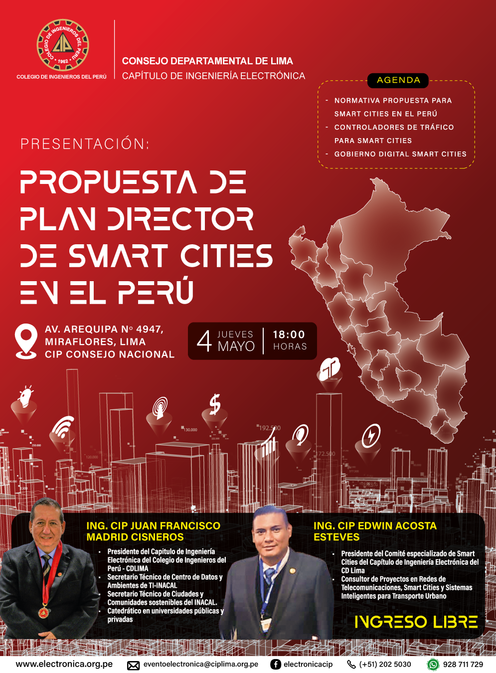 CONFERENCIA PROPUESTA DE PLAN DIRECTOR DE SMART CITIES EN EL PERÚ